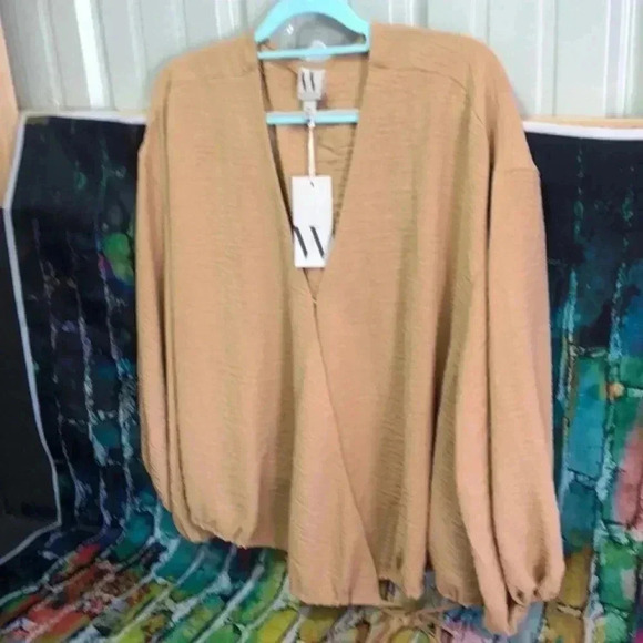 Worthington plus‎ size cross cross top size 3X - Picture 1 of 8
